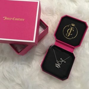 juicy couture toggle crown necklace